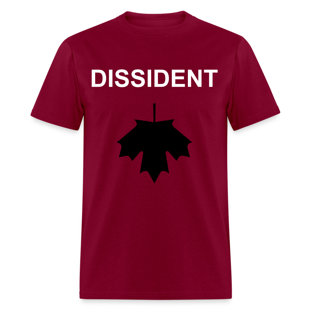 Dissident Canada T-Shirt Classic Home Red - burgundy