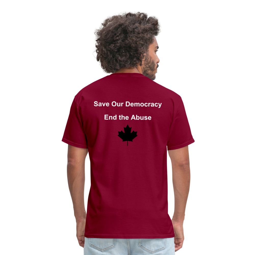 Dissident Canada T-Shirt Classic Home Red - burgundy