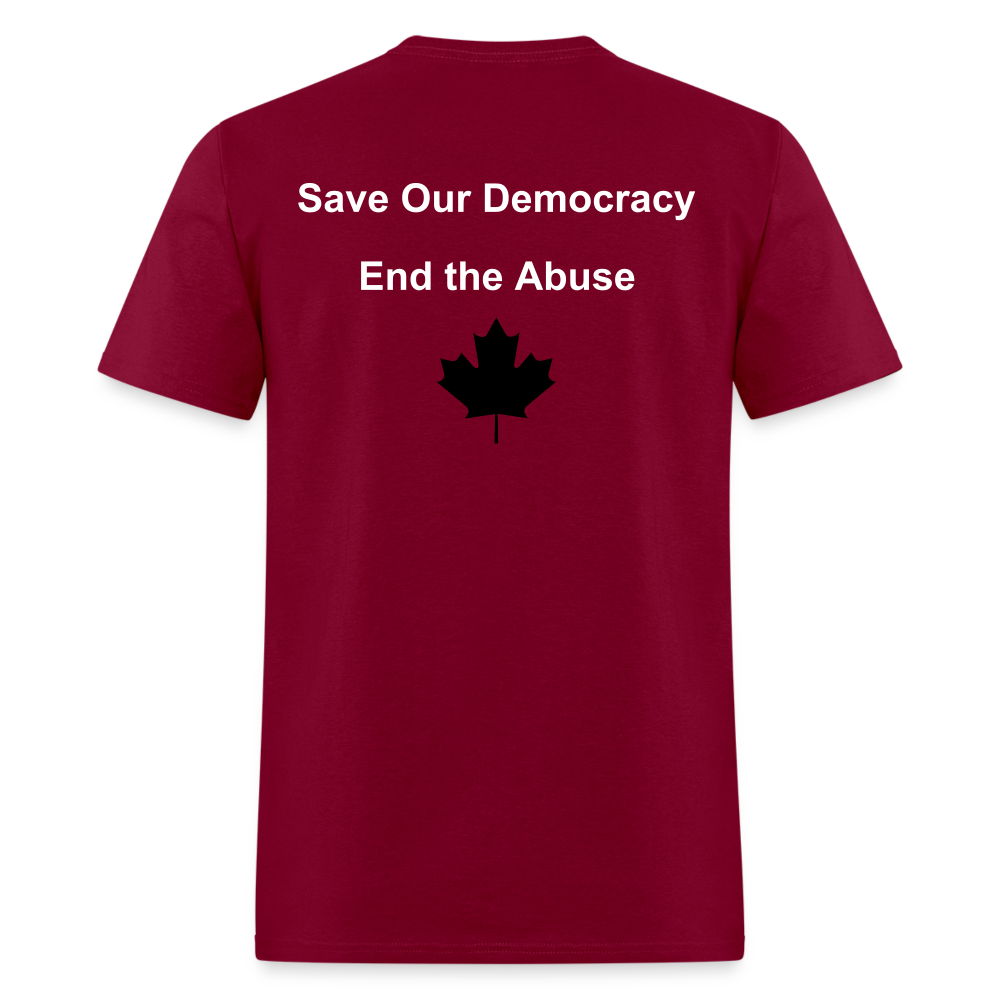 Dissident Canada T-Shirt Classic Home Red - burgundy