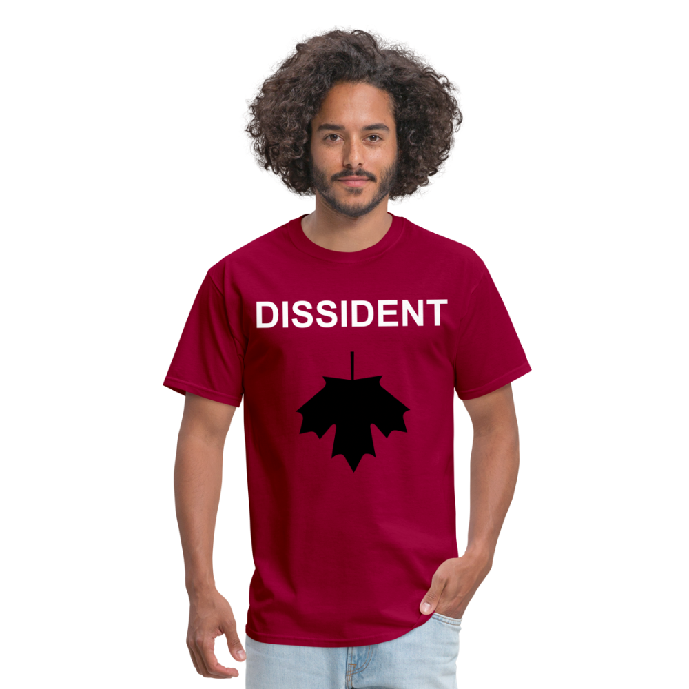 Dissident Canada T-Shirt Classic Home Red - dark red