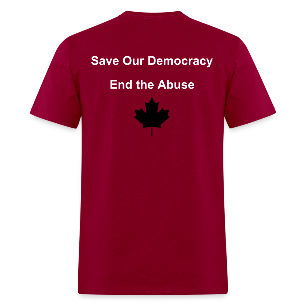 Dissident Canada T-Shirt Classic Home Red - dark red