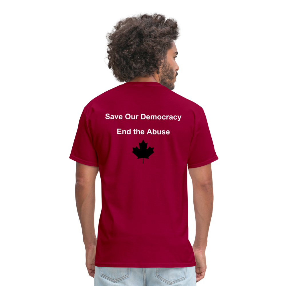 Dissident Canada T-Shirt Classic Home Red - dark red